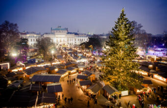 Божиќниот пазар во Виена, Австрија (фото)