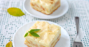 Десерт со пудинг, јаболка и ванила (рецепт)