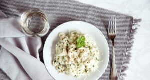 Рецепт: Бело рижото со пилешко