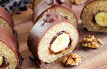 Бисквит ролат со банана