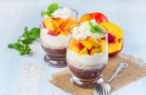 Здрав појадок: Јогурт, чиа семе и праски