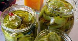 ЗЕЛЕНИ ДОМАТИ ВО ТЕГЛА – Најбрзиот рецепт