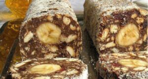 РОЛАТ БАНАНА И БИСКИТ – лесно и брзо се прави