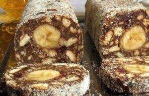РОЛАТ БАНАНА И БИСКИТ – лесно и брзо се прави