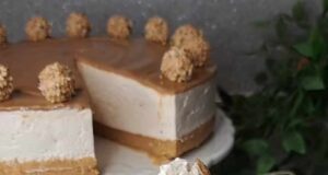 Чизкејк со крем намаз од лешник