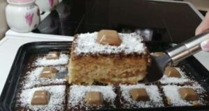 Сочна торта за секој ден! Чоколадо, кокос и јаболка, вкус кој ќе ве маѓепса