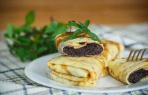 Палачинки со афион и ванила