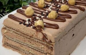 СЛАДОЛЕД ТОРТА ОД 3 СОСТОЈКИ : Нема нешто полесно и побрзо од ова