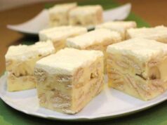 15 МИНУТНА ТОРТА СО БАНАНИ И ПЛАЗМА БИСКИТ