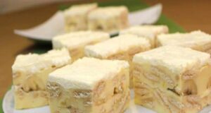 15 МИНУТНА ТОРТА СО БАНАНИ И ПЛАЗМА БИСКИТ