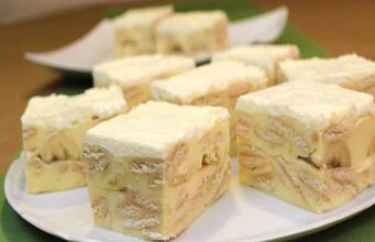 15 МИНУТНА ТОРТА СО БАНАНИ И ПЛАЗМА БИСКИТ