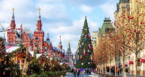 Москва спектакуларно накитена како од бајките (Видео)