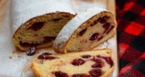 Сочен леб со брусница и портокал