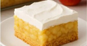 РАЈ ЗА СЕКОЈ ВКУС! Невообичаено лесна торта со пудинг и јаболка – без печење, но се топи во устата