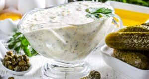 Рецепт за посен тартар сос за риби за време на постот