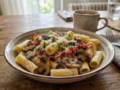 Кремаста паста приготвена за 20 минути: Комбинација на која никој не може да одолее